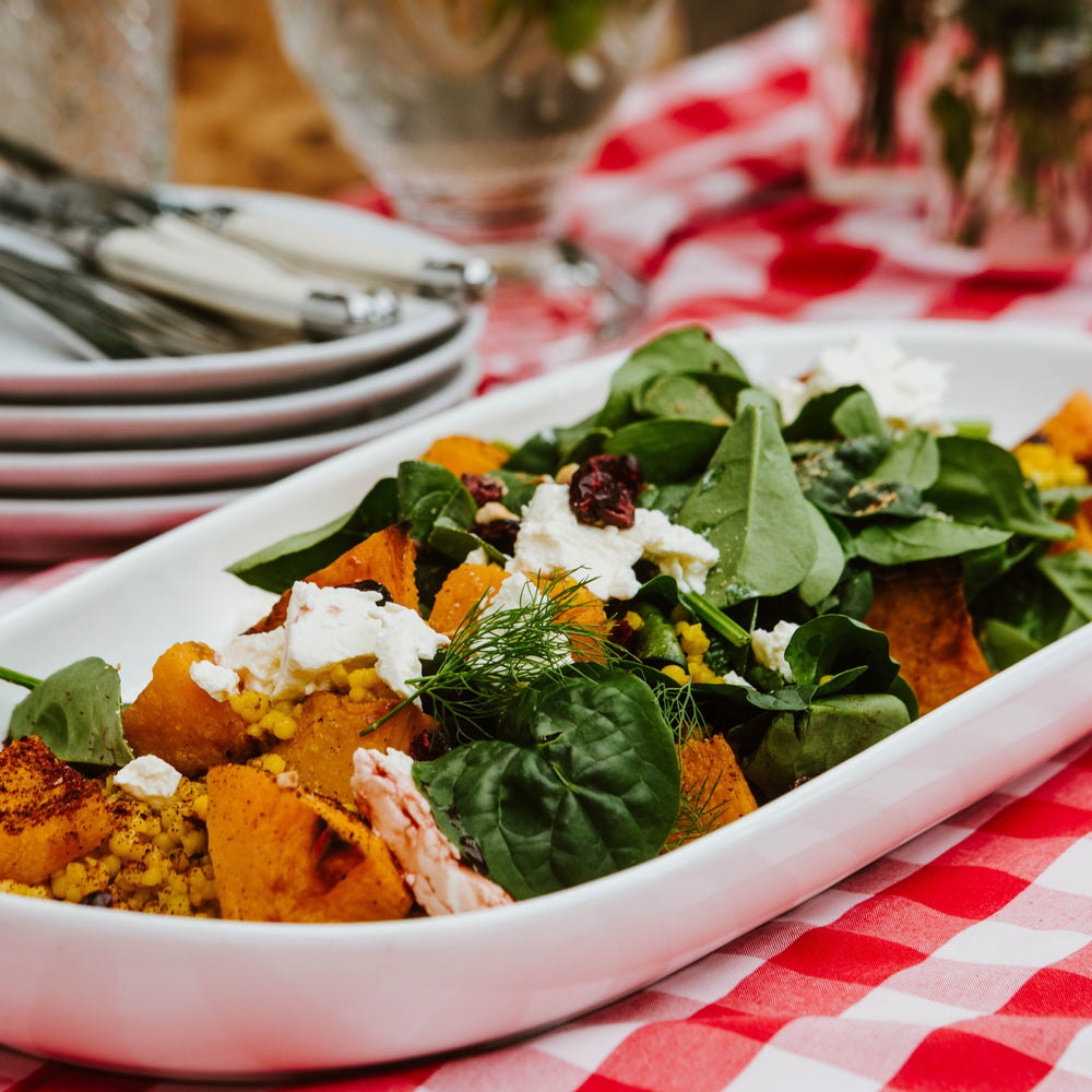 Roast pumpkin and pearl couscous salad