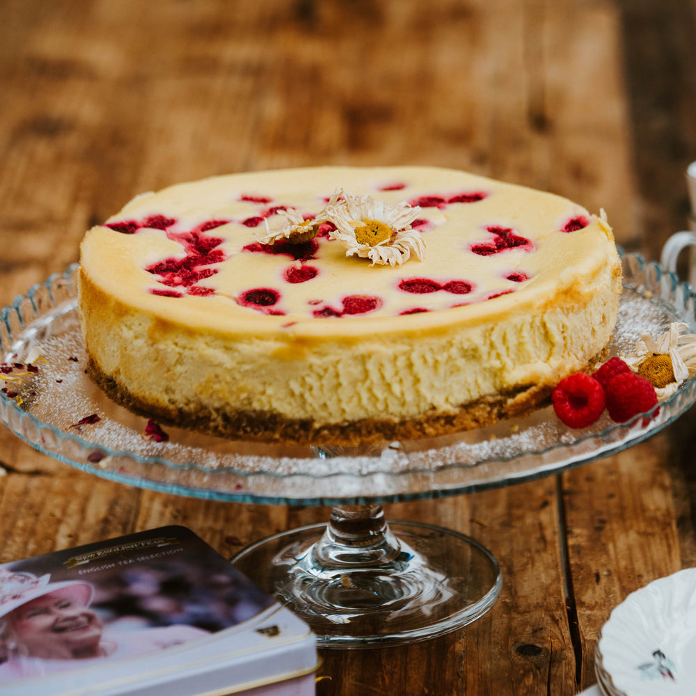 
                  
                    White Chocolate and Raspberry Cheesecake
                  
                